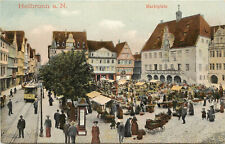 Vintage Postcard Heilbronn A.N. Marktplatz Baden-Württemberg Germany picture