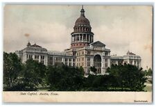 1905 State Capitol Exterior View Building Austin Texas Vintage Antique Postcard picture