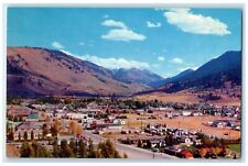 c1960's Bird's Eye View Of Towering Teton Range Jackson Wyoming WY Postcard picture