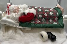 1992 Telco Sleeping Santa Snoring Whistling Animated Motion-ettes Tested picture