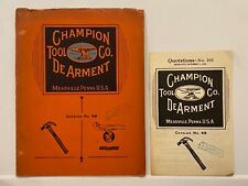 RARE - 1941 CHAMPION DEARMENT CHANNELLOCK CATALOG & QUOTATION PRICE BOOK - EXC. picture