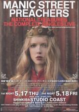MANIC STREET PREACHERS National Treasures The Complete Singles Live JAPAN FLYER picture