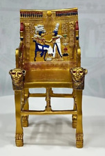 Rare Ancient Egyptian Antique A golden chair for the famous King Tutankhamun BC picture