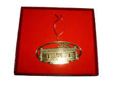 Log Cabin House Christmas Ornament Clinton OH Henry County Historical 1856 picture