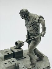 The Foundry Worker Fine Pewter Statue by Ron Hinote Franklin Mint Sculpture picture