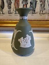 Wedgwood Green Jasperware Bud Vase picture
