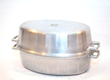 VTG Household Institute Double Cast Aluminum Oval Roasting Pan Dutch Oven 13.5'' picture