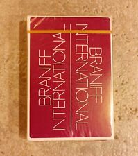 Rare Vintage BRANIFF AIRLINES Souvenir Playing Cards.  New, still sealed. picture