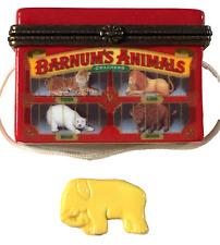 Vtg Midwest of Cannon Falls Barnum's Animal Crackers PHB Hinged Box w/Cookie picture