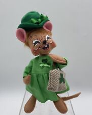 2016 Saint Patrick Day Annalee Doll Lass Mouse #150416 7” Tall picture