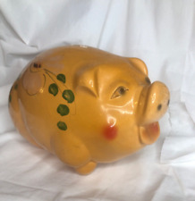 Vintage Piggy Bank 1946 United Gift Mfg. Ceramic Chalkware NICE picture