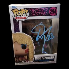 Autographed Rare Twisted Sister Dee Snider Funko Pop Heavy Metal #294 JSA COA  picture