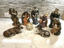 Vintage Grandeur Noel Collectors 9 Pc. Nativity Gorgeous picture