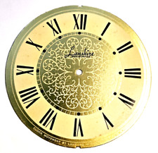 Vintage Lanshire Self Starting Clock Movement Cardboard Tin 5 1/4