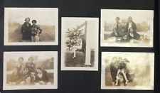 Lot of 5 Vintage 1920s Teenager Photographs picture
