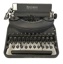 Vintage Remington Noiseless Typewriter Model 7,  circa 1930’s. H102753 picture