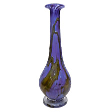 Art Glass Vase Hand Blown 12