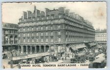 Postcard Grand Hotel Terminus Saint Lazare Paris Europe c1920 picture