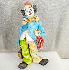 Vintage Ceramic Clown Figurine Italian Handmade & painted 'dipinto a mano' picture