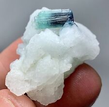 57 Carat Indicolite Colour Tourmaline Crystal Specimen From Afghanistan picture