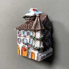 Half-timbered Houses Strasbourg France Tourist Souvenir 3D Resin Fridge Magnet picture