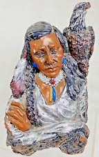 American Frontier Collection Limited Edition Carved Native American Man picture