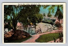 Gettysburg PA-Pennsylvania, Devil's Den Ledge, Antique Souvenir Vintage Postcard picture