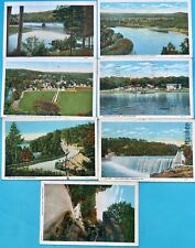 Lake Taneycomo Postcard Lot of 7. Missouri. White River. 1930s picture
