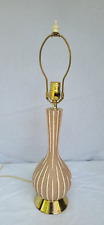 Vintage Mid Century Modern FAIP Chalkware Lamp Light Genie Bottle MCM Atomic 60s picture