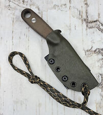 KYDEX SHEATH for ESEE IZULA II WITH CANVAS MICARTA HANDLES,  HAND MADE, ESEE827 picture