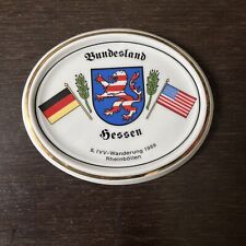 IVV WANDERUNG RHEINBOLLEN Bundesland Plate Hessen 1989 picture