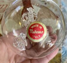 Murano Glass Christmas Ornament VERY RARE NATIVITY SCENE INSIDE Blown Glass Ball picture