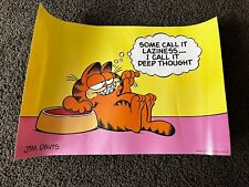Vtg Jim Davis 1978 Garfield Poster 14×21
