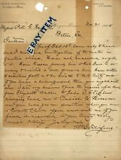 1884 BRYAN TEXAS letterhead signed W. G. TALIAFERRO attorney at Law SPENCER FORD picture