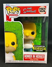 Funko Pop Homer in Hedges 1252 The Simpsons Entertainment Earth Exclusive Figure picture