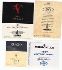 Lot of port wine labels- lot of 12 picture