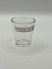 90's Vintage Goldschlager Shot Glass Heavy Curved Bottom Barware SD4 picture