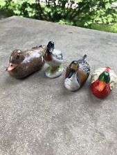 4 Small Vintage Duck Figurines picture