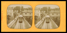 France, Le Havre, le Funicular, ca.1890, day/night stereo (French Tissue) Tira picture