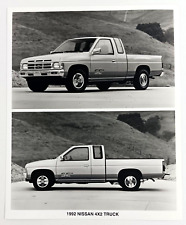 1992 Nissan 4 x 2 SE V6 Pickup Truck Extended Cab Vintage Promo Photo picture