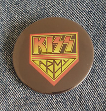 KISS ARMY logo art Badge Button 57mm 2 1/4