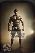 Beefcake BODYBUILDER Muscles Defined Body Print 4x6 Gay Interest Photo #519 picture