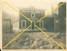 1909 1st photo Western Pine Lumber Co. Office Commissary Klickitat Wrights picture