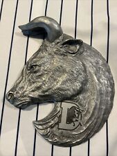 Durham Bulls Figural Bull Head Plaque With Logo - Resin 8in picture