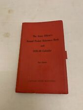 1939-40 WWII The Army Officer's Annual Pocket Reference Book and Calendar 1st Ed picture