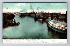 Cleveland OH-Ohio, Cuyahoge River, Viaduct, c1907 Antique Vintage Postcard picture