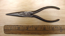 Old Used Tools,Vintage Utica 654-6 Needle Nose Pliers,Good Overall Condition picture
