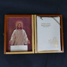 HOLY BIBLE MEMORIAL EDITION Concordance King James Version 1958 in Cedar Box picture