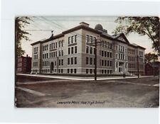 Postcard New High School Lawrence Massachusetts USA picture