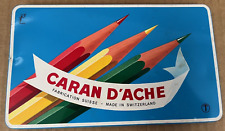Rare Vintage Caran D'Ache Tin of 12 Colored Pencils picture